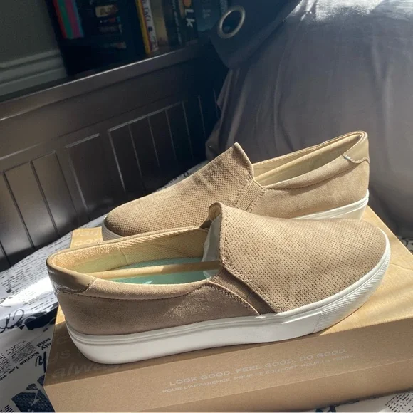 Dr. Scholl's Nova Slip-On Sneaker Taupe US WMNS 9 - Picture 2 of 10